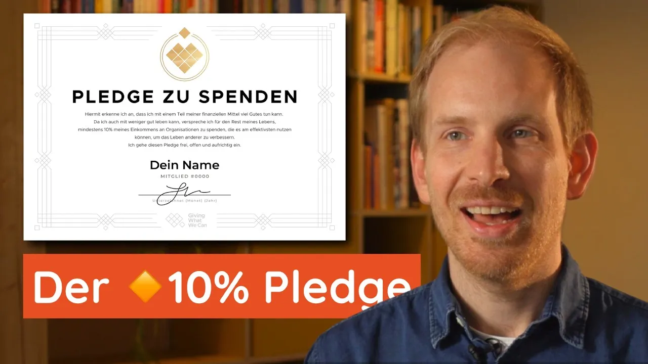 Rutger Bregman 10% Pledge
