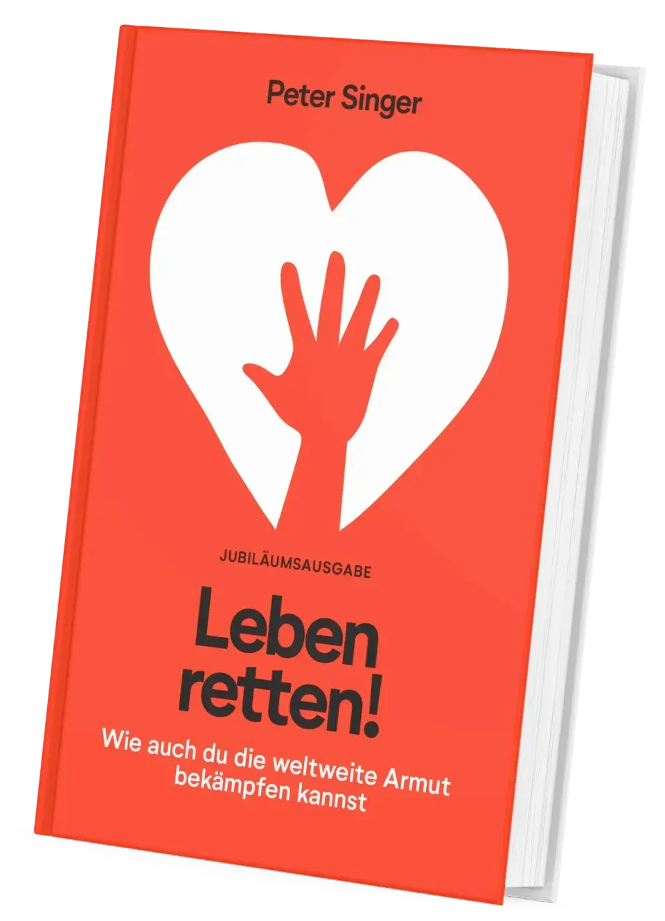Buchcover „Leben retten!“ von Peter Singer