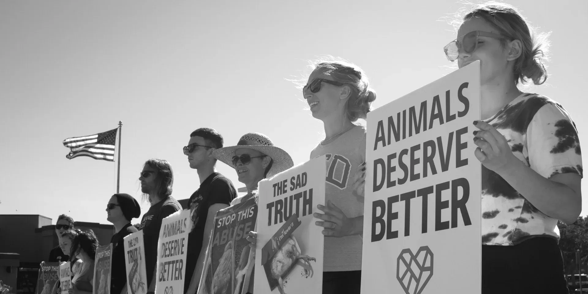 Protest der Humane League