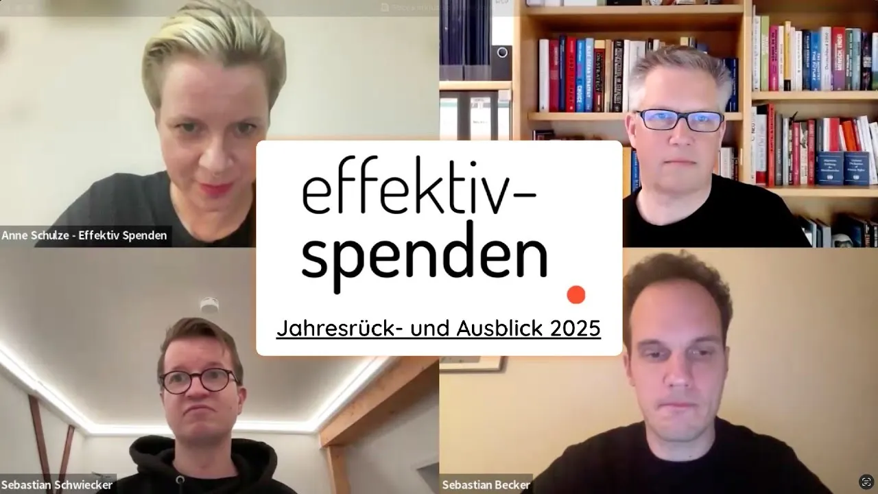 Effektiv Spenden: Review of the year and outlook for 2025